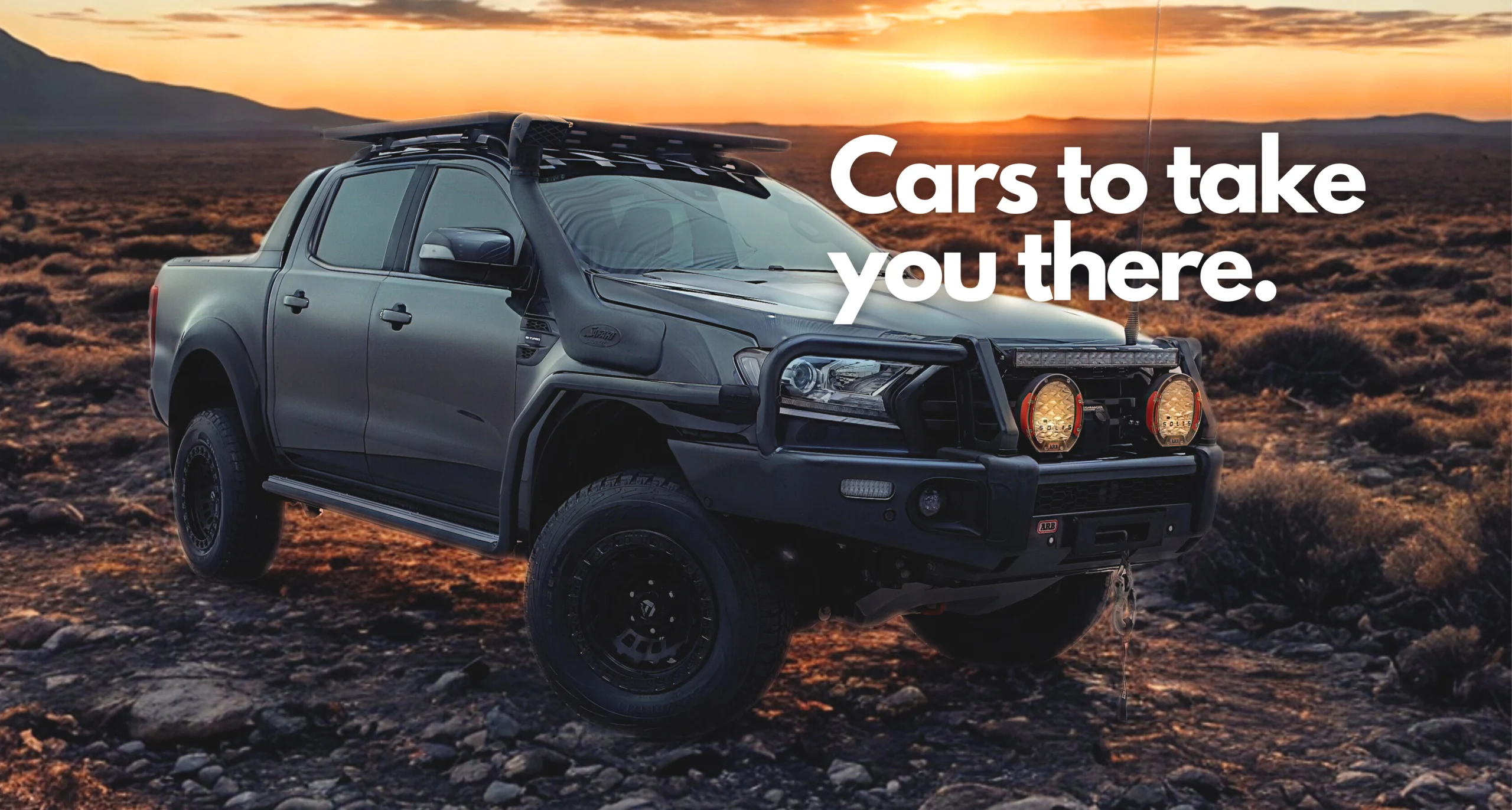 Cars to take you there - Utes