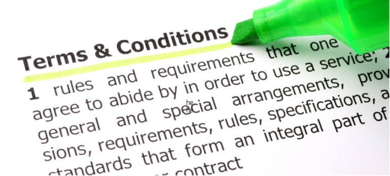 Terms and Conditions of Service